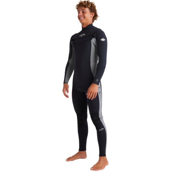 2026 Billabong Mens Absolute Natural 3/2mm Chest Zip Wetsuit 24AW191506 - Alloy